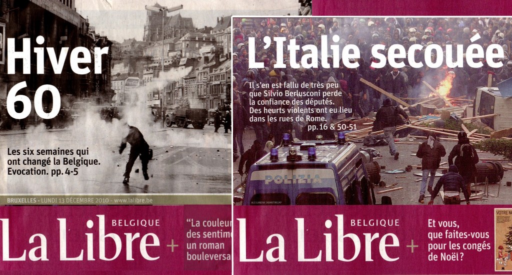 Les deux premières couvertures mises côte à côte.