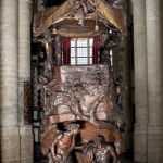 Pierre-Denis Plumier, détail de la chaire de la vérité, Notre-Dame de la Chapelle, © Mallaury Vastesaeger-INRACI