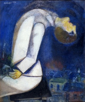 Marc Chagall, L’Homme à la tête renversée