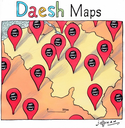 Johan Daesh maps