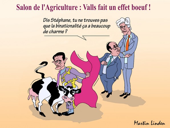 Valls au Salon de l'agriculture 2016