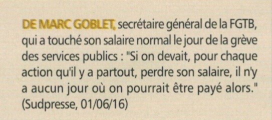 Il y a peu de chances qu'on détrône le roi des cons (Georges Brassens)