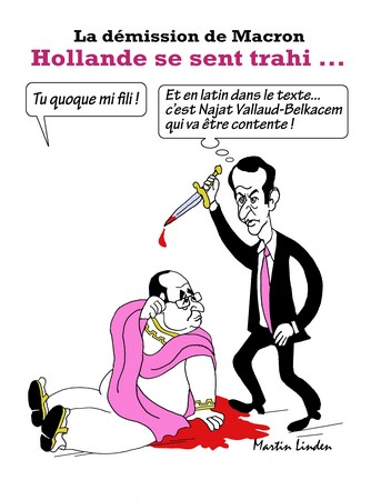 Hollande trahi par Macron