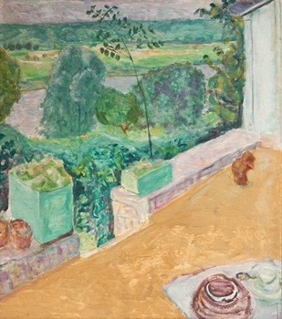 Bonnard Chien sur la terrasse