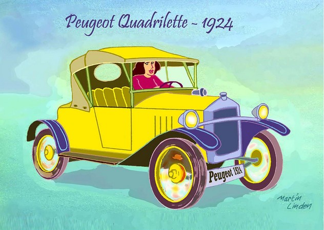AUTO 1924 Peugeot QUADRILETTE BIS
