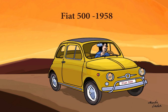 AUTO 1958 Fiat 500