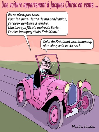 Chirac vend sa bagnole