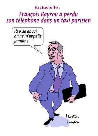 Bayrou a perdu son téléphone