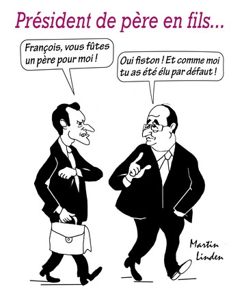 Macron fils de Hollande