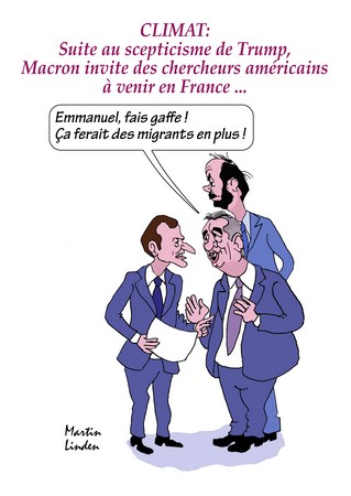 Macron et le climat US